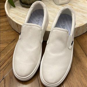 New j crew canvas deck shoe size 10